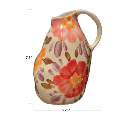 Hand painted Pitcher
