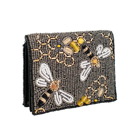 Bee Awesome Beaded Wallet