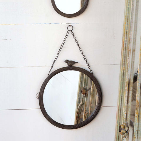*Hanging Bird Mirror, Large