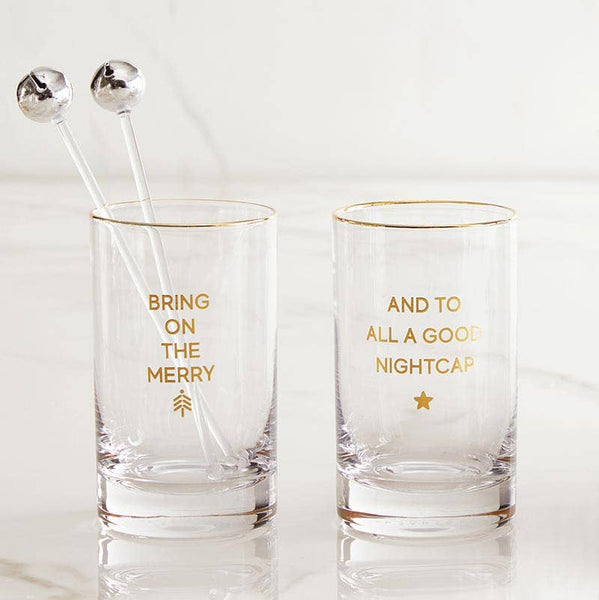 Rocks Glass - And to All a Good Nightcap