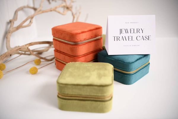 Jewelry Travel Case : Teal