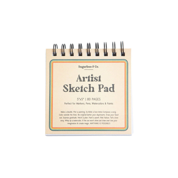 5"x5" Spiral Artist Sketch Pad