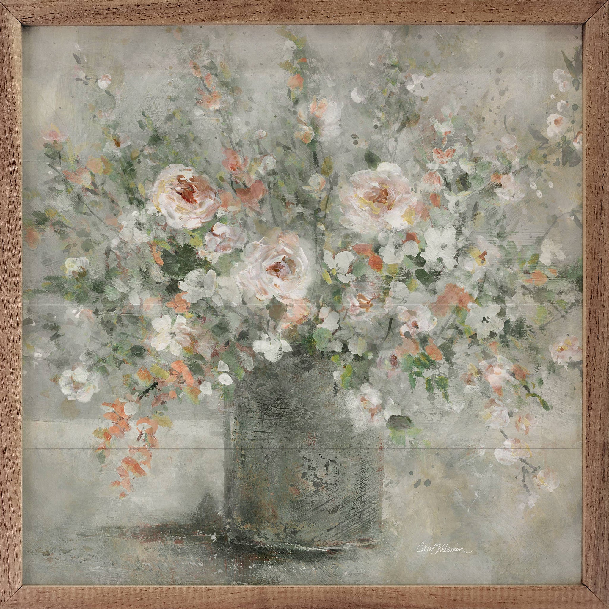 Felicitous Floral By Carol Robinson: 16 x 16 x 1.5