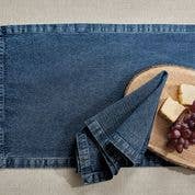 Denim Table Runner - 72"L