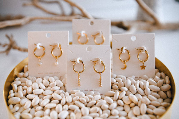 The Classic Gold Hoop Earrings - 15mm, Gold Plated Stainless