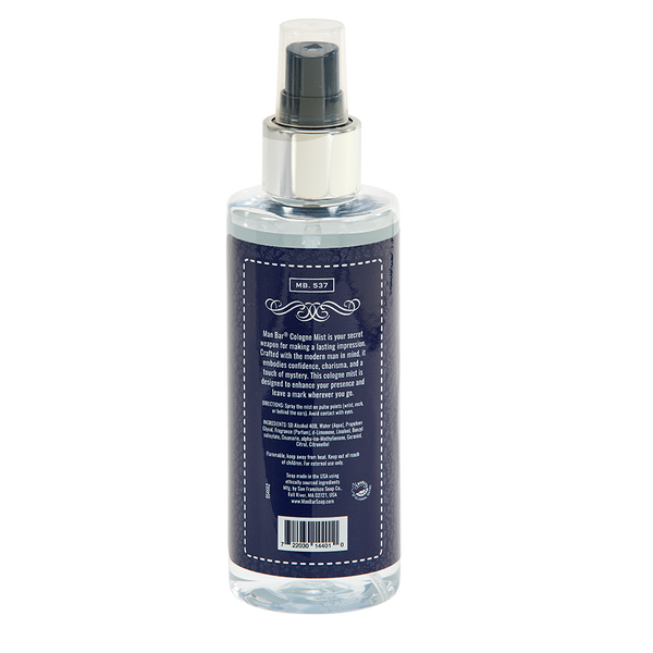 MAN BAR COLOGNE MIST SILVER SAGE & BERGAMOT