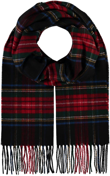 Traditional Tartan Cashmink® Scarf: Red