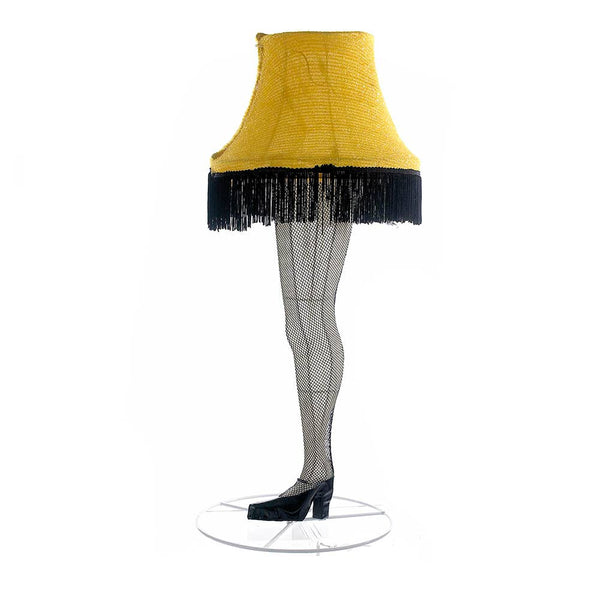 28"LEG LAMP 3D TINSEL LITED LAWN DECR