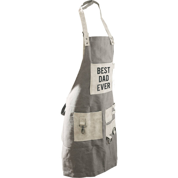 Best Dad - Canvas Grilling Apron