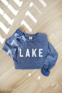 LAKE Long Sleeve Graphic L
