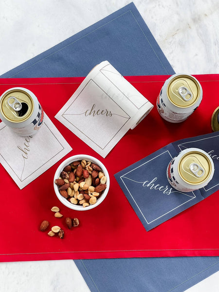 Cocktail Napkin Roll: Gold Salute