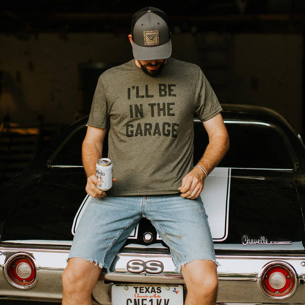 In the Garage  Tee: X-Large