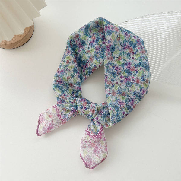 Cotton Linen Square Scarf - Breathable Neck Wrap_CWMS0673: TYPE1 / (OS) 3