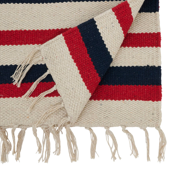 American Dream Stripe Table Runner – Americana Table Linen: Multi / 16"x72"