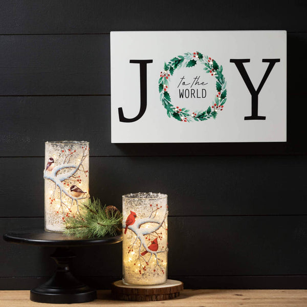 *FROSTED LED CARDINAL LIGHT