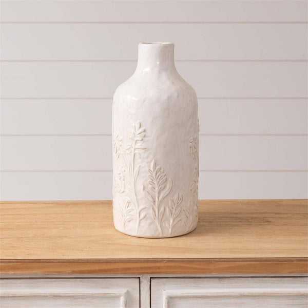 Botanical Vase, White