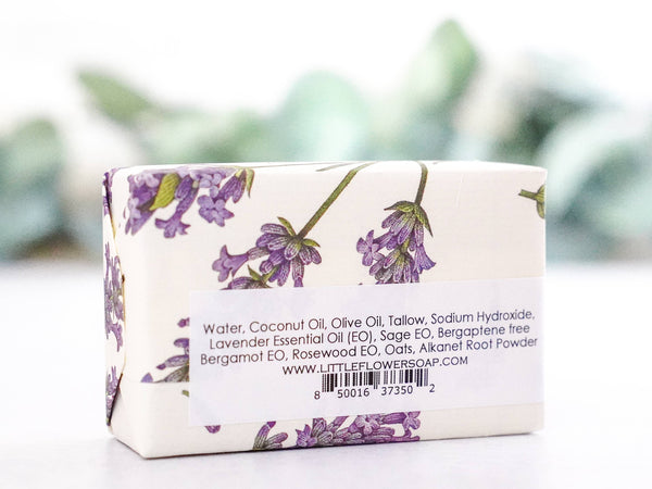 Oatmeal Lavender Sage Handmade Soap: