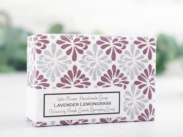 Lavender Lemongrass Handmade Soap:
