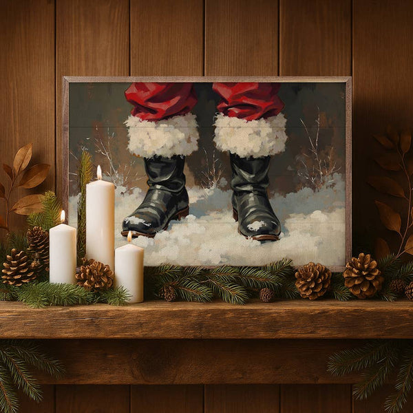 Santa's Boots: 16x10