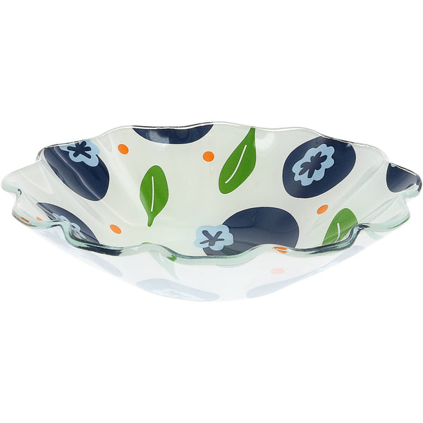 Blueberries - 6" Glass Bowl