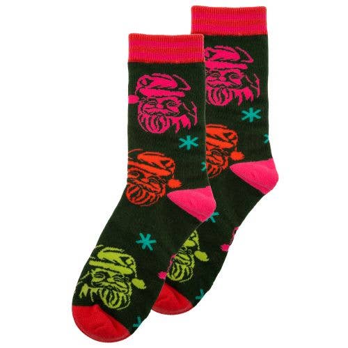 Holiday Socks: Santa