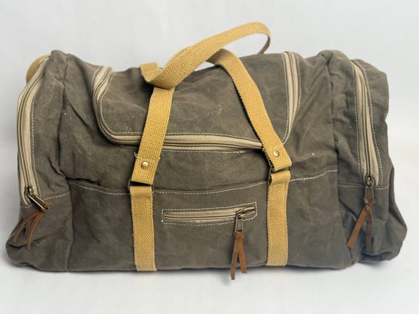 Canvas Duffle Bag - Mushroom