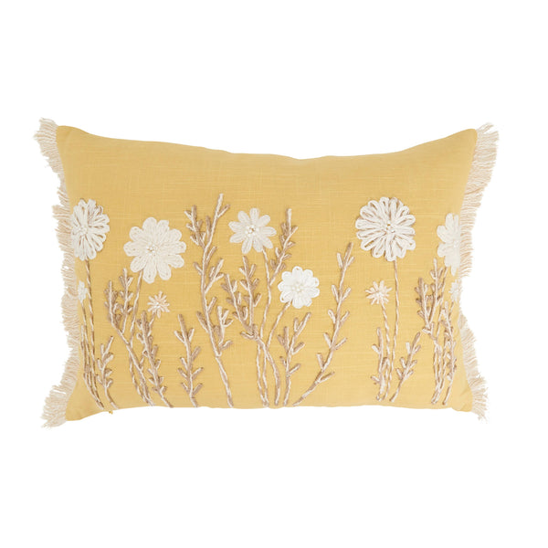 Delicate Floral PillowDown Filled