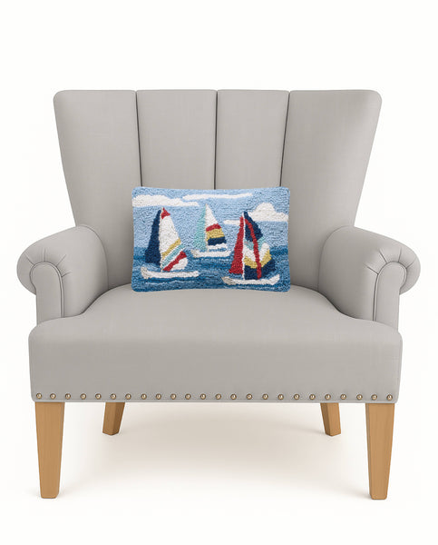 Regatta Sails Hook Pillow