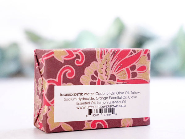 Orange Clove Handmade Fall Soap: