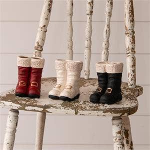 Mini Santa's Boots Vases