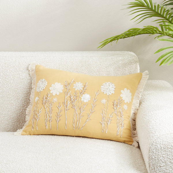 Delicate Floral PillowDown Filled