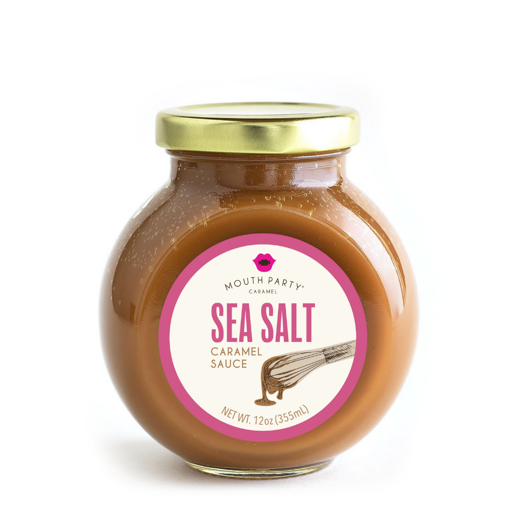 Sea salt caramel sauce 12oz jar