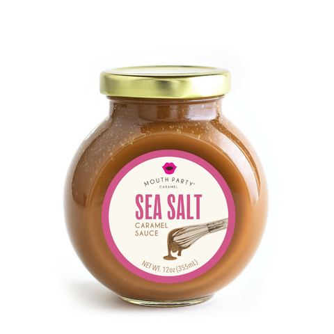 Sea salt caramel sauce 12oz jar