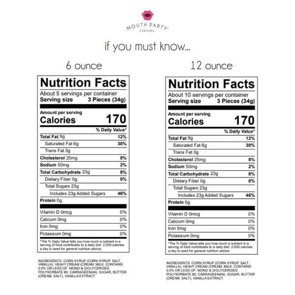 Original caramel 12oz gift pouch