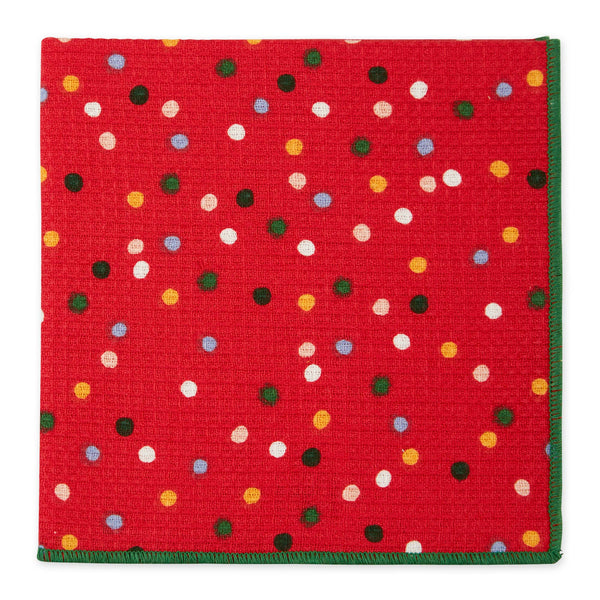 Holiday Vibes Printed Waffle Dishcloth Set Of 4