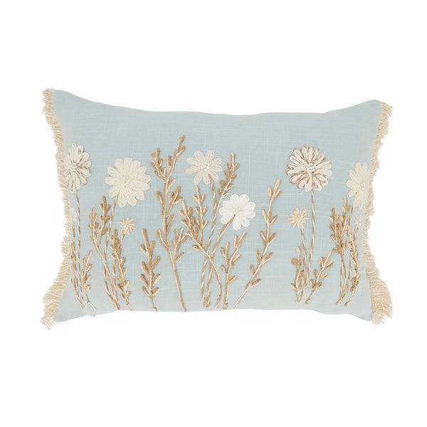 Delicate Floral PillowDown Filled