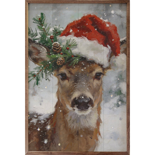 Winter Deer Noel: 10x16