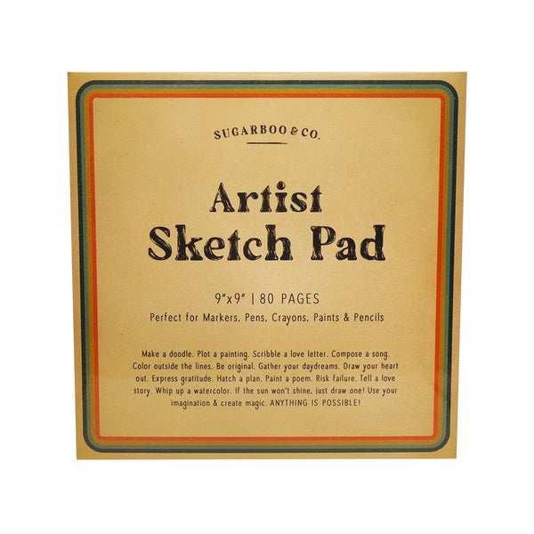 9"x9" Artist Sketch Pad