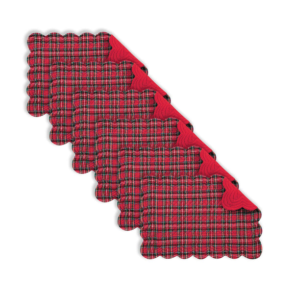 Christmas Red Plaid Placemat