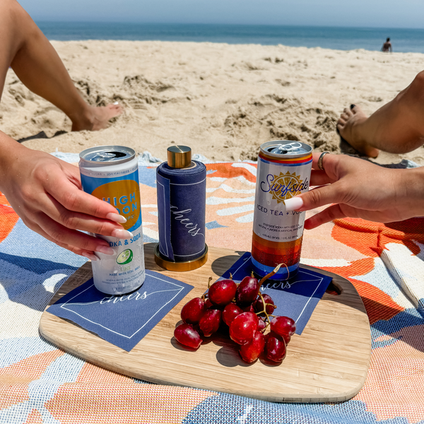 Cotton Cocktail Napkin Roll: Mystic Cheers"