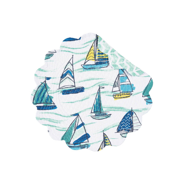 Coastal Dockside Round Placemat