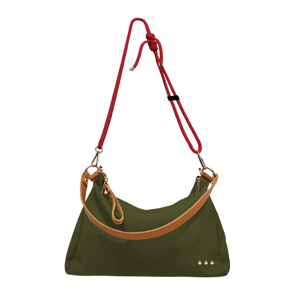 Cosette Canvas Shoulder Bag: Leopard