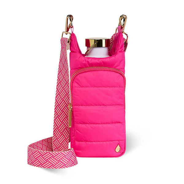 Bright Pink HydroBag® with Pink and Cream Patterned Strap