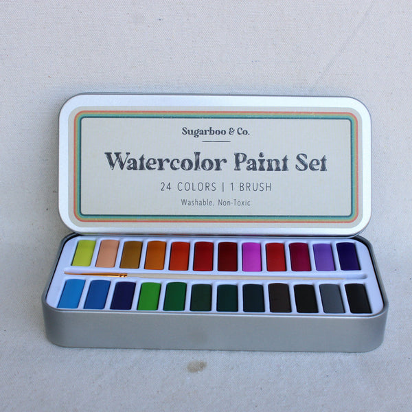 Watercolor Tin Paint Set