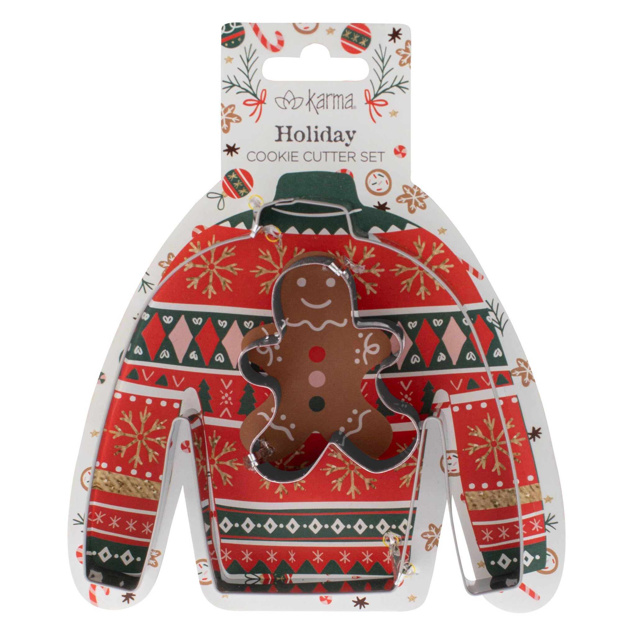 Holiday Cookie Cutter Set: Gingerbread