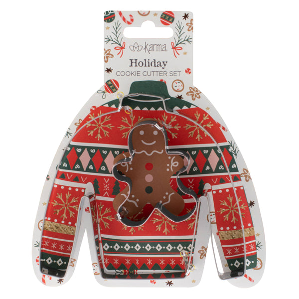 Holiday Cookie Cutter Set: Gingerbread