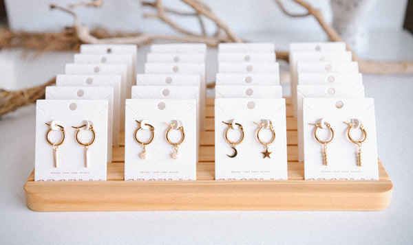 The Classic Gold Hoop Earrings - 15mm, Gold Plated Stainless
