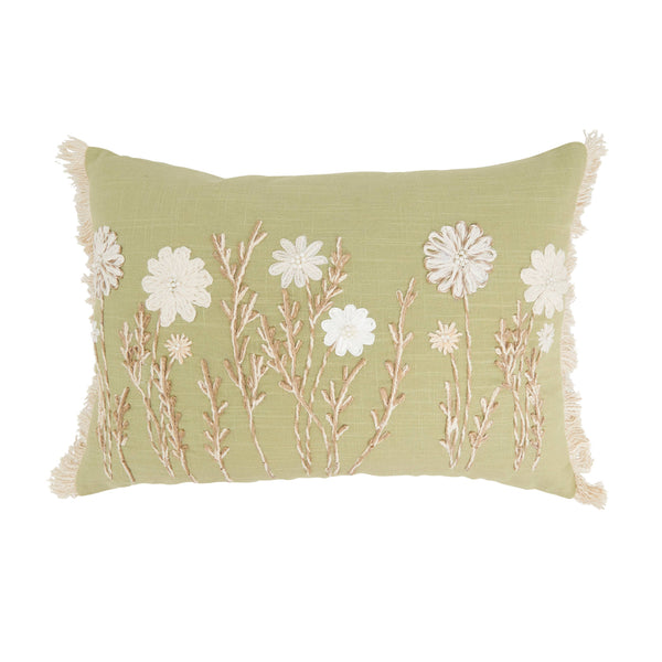 Delicate Floral PillowDown Filled