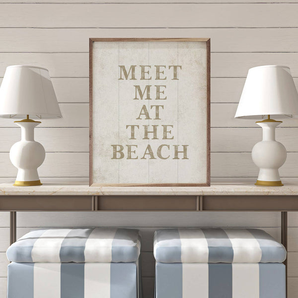 Meet Me At The Beach: 16x20