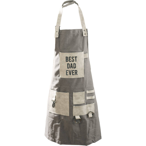 Best Dad - Canvas Grilling Apron